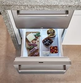 sub zero mini bar fridge